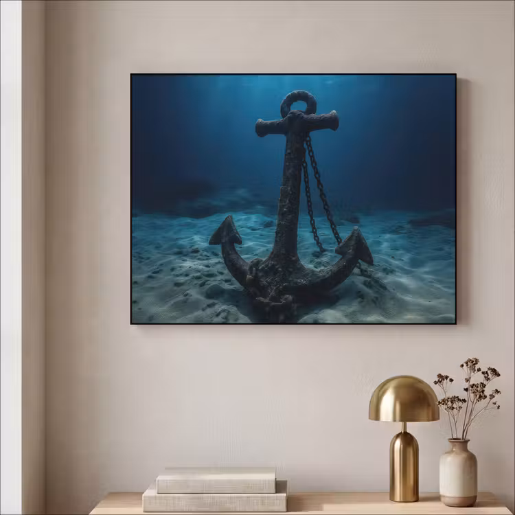 Art Frame - Anker - Ijzer - Zeebodem - Zand — 5