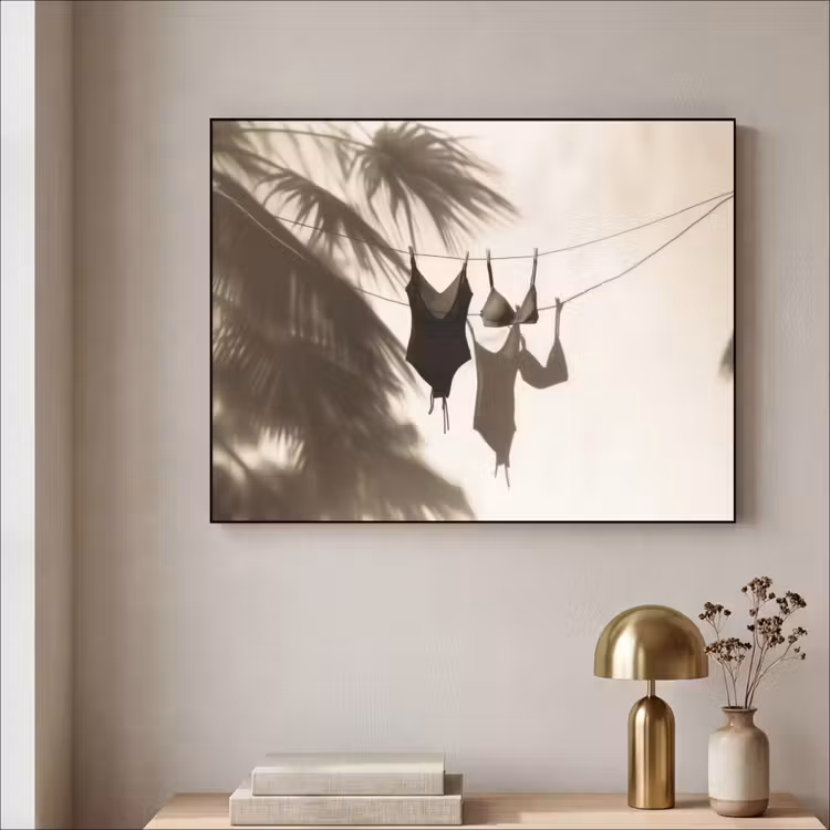 Art Frame - Badkleding - Palmbomen - Schaduw - Tropisch — 5