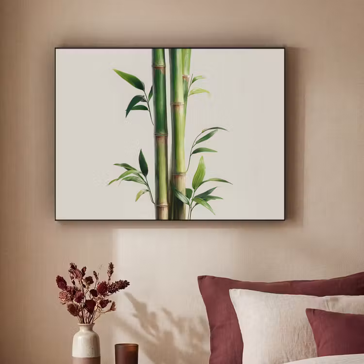 Art Frame - Bamboestengels - Sierlijk - Groen — 3