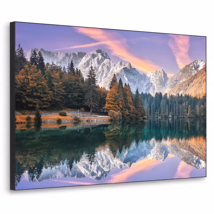 Art Frame - Bergen - Bos - Water - Lucht - Roze - Paars — 1