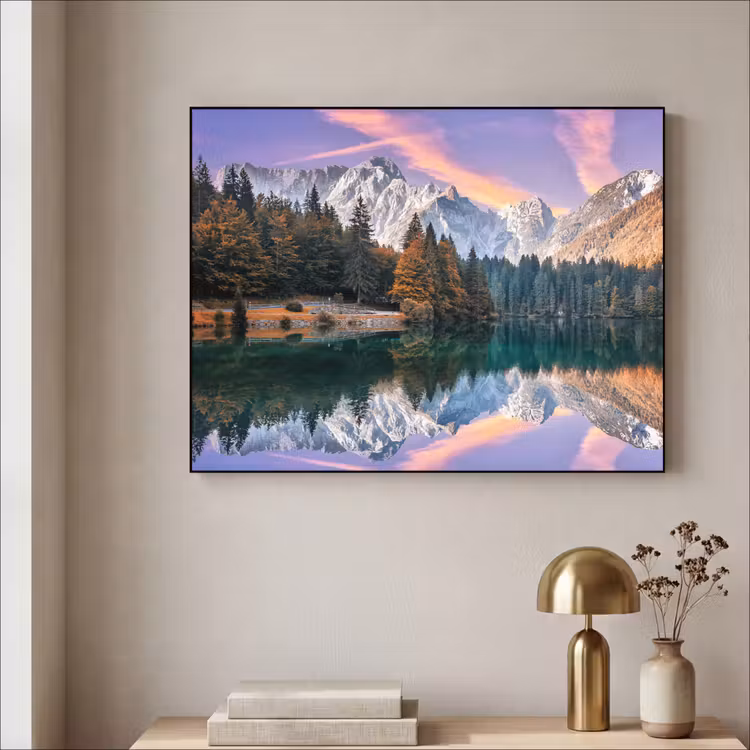Art Frame - Bergen - Bos - Water - Lucht - Roze - Paars — 5