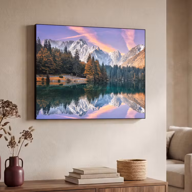 Art Frame - Bergen - Bos - Water - Lucht - Roze - Paars — 7
