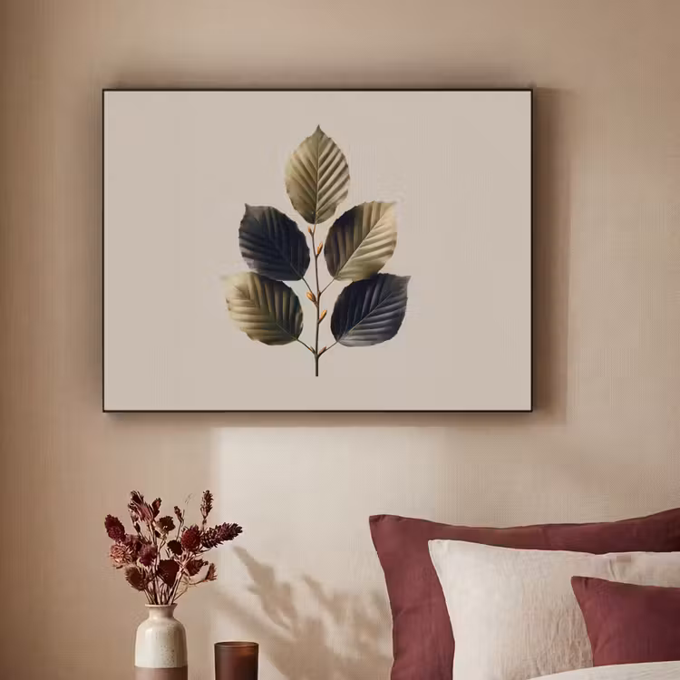 Art Frame - Beukenbladeren - Bruin - Groen - neutraal — 3