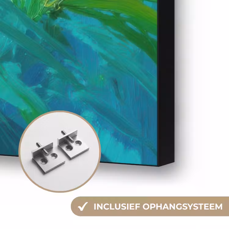 Art Frame - Bladeren - Groen - Schilderij - Abstract — 6