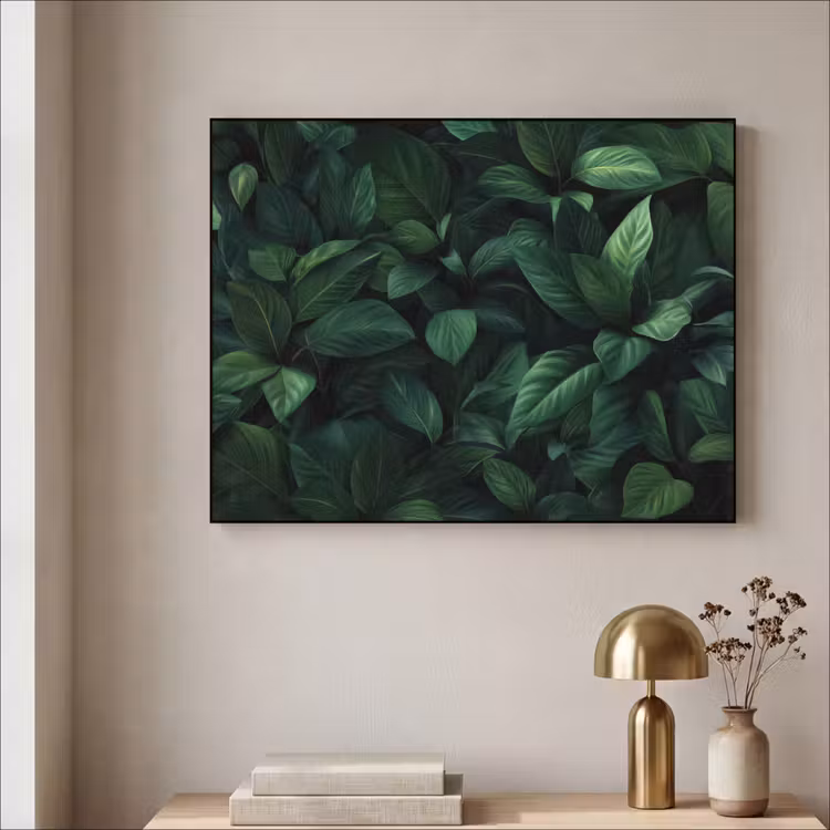 Art Frame - Bladeren - Ovaal - Groen - Nerven — 5
