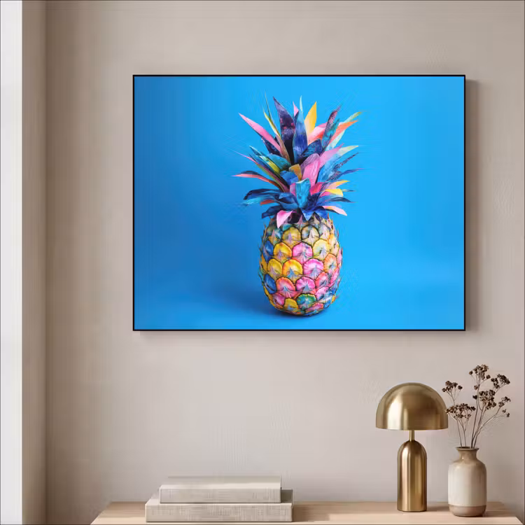 Art Frame - Ananas - Blauw - Tropisch - Vrolijk — 5