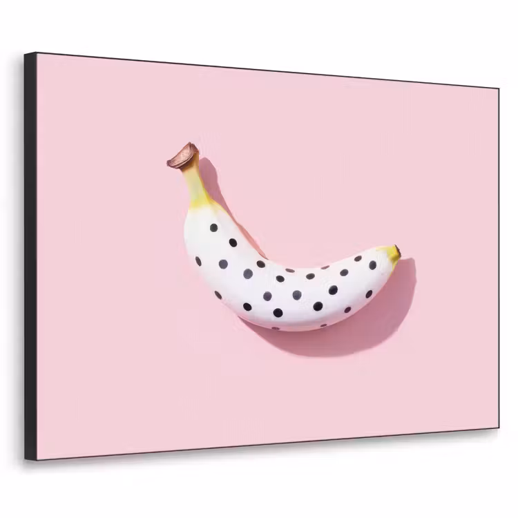 Art Frame - Banaan - Stippen - roze — 1