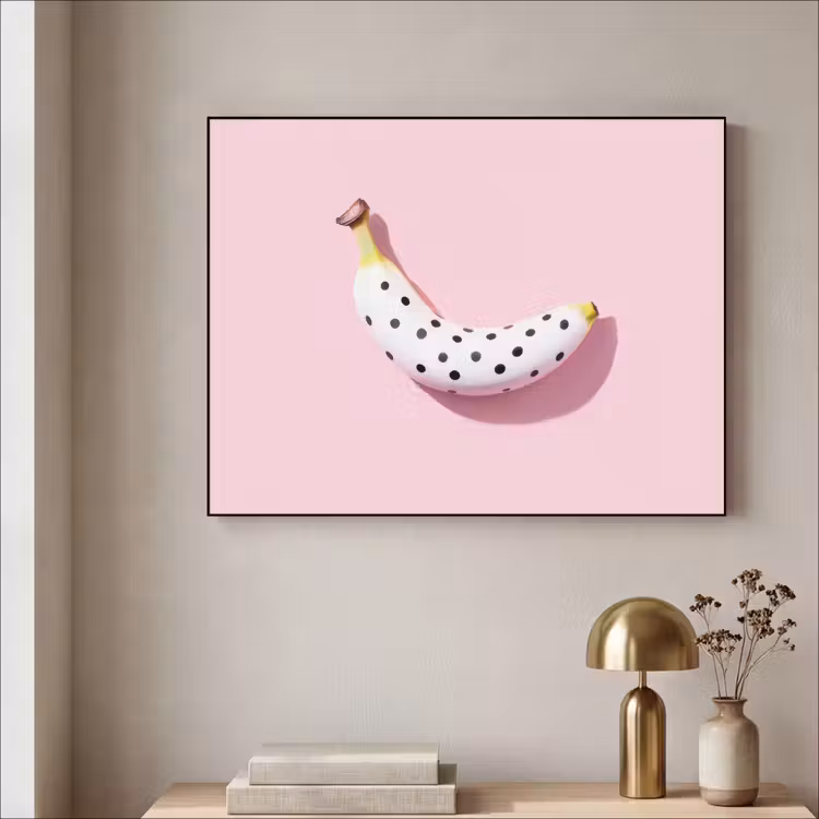 Art Frame - Banaan - Stippen - roze — 5