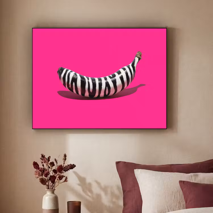 Art Frame - Banaan - Zebraprint - Roze — 3