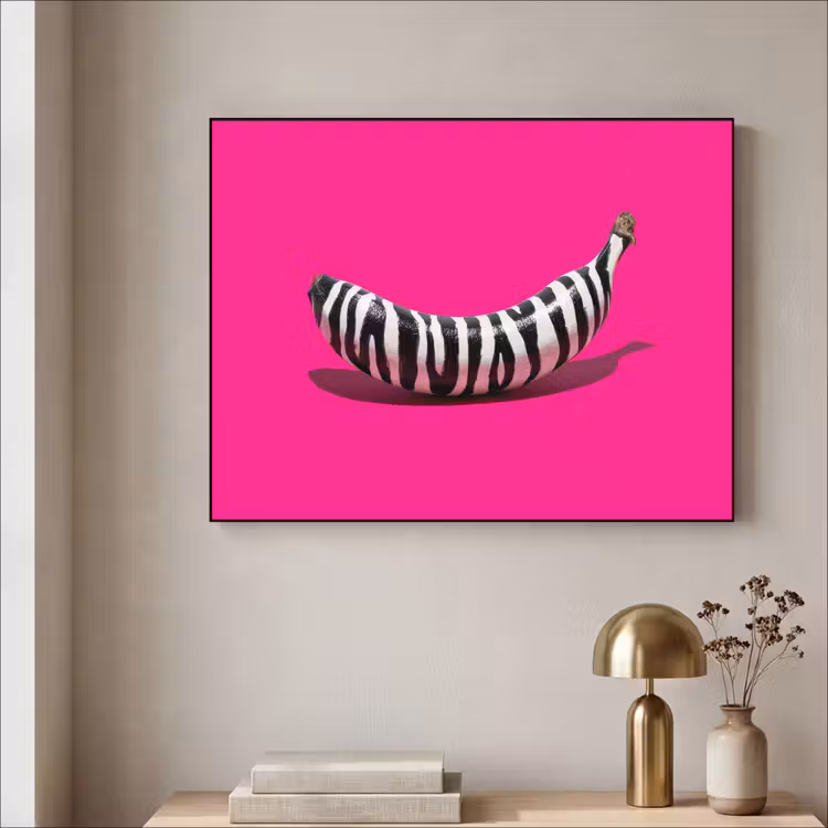 Art Frame - Banaan - Zebraprint - Roze — 5