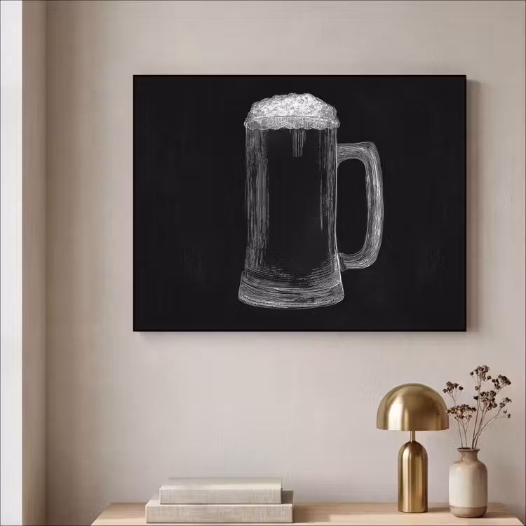 Art Frame - Bierpul - Schuim - Krijttekening — 5