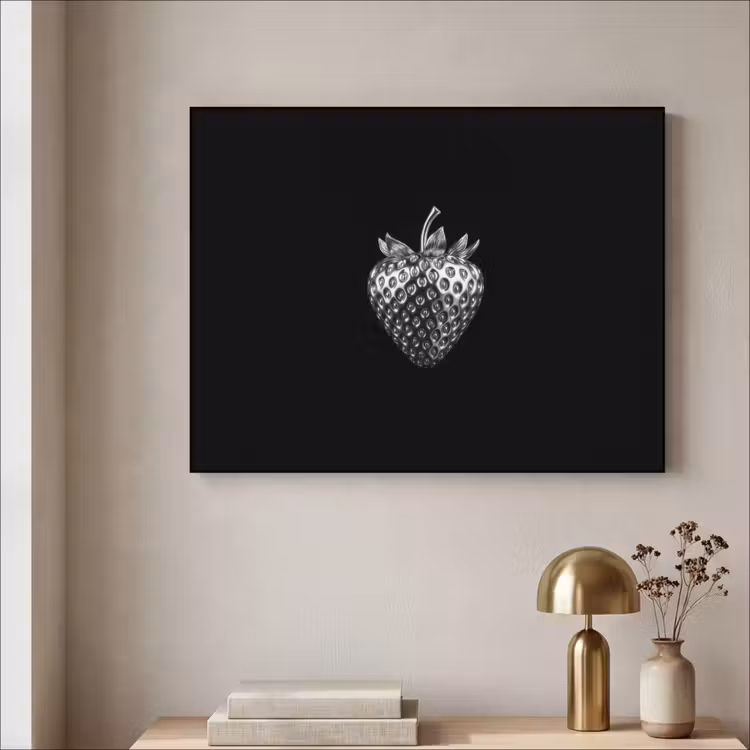 Art Frame - Aardbei - Zaadstructuur - Realistisch — 5