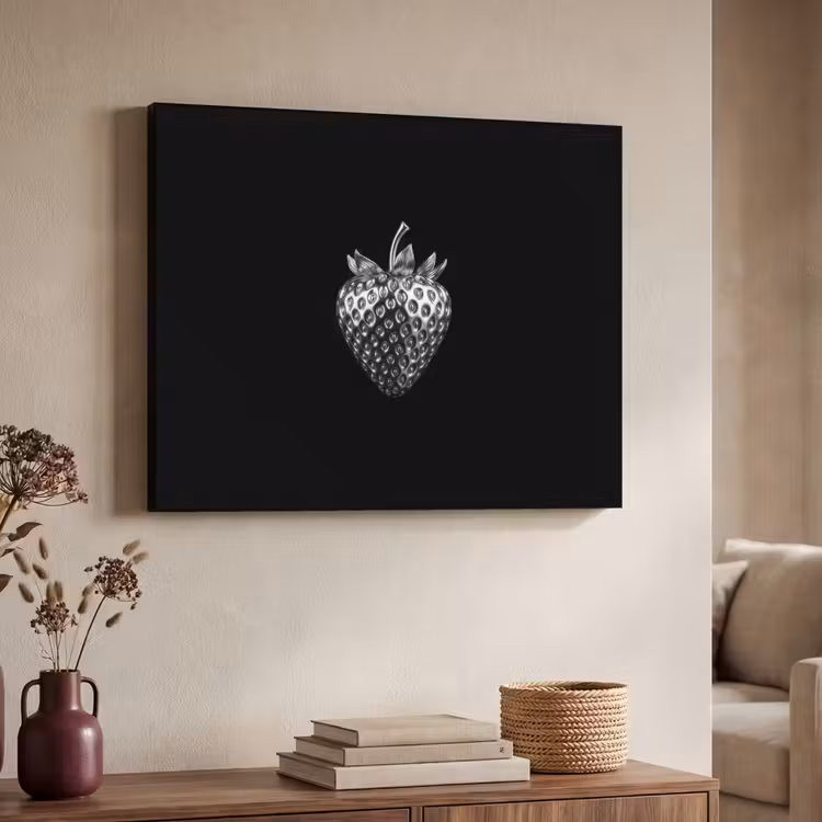 Art Frame - Aardbei - Zaadstructuur - Realistisch — 7