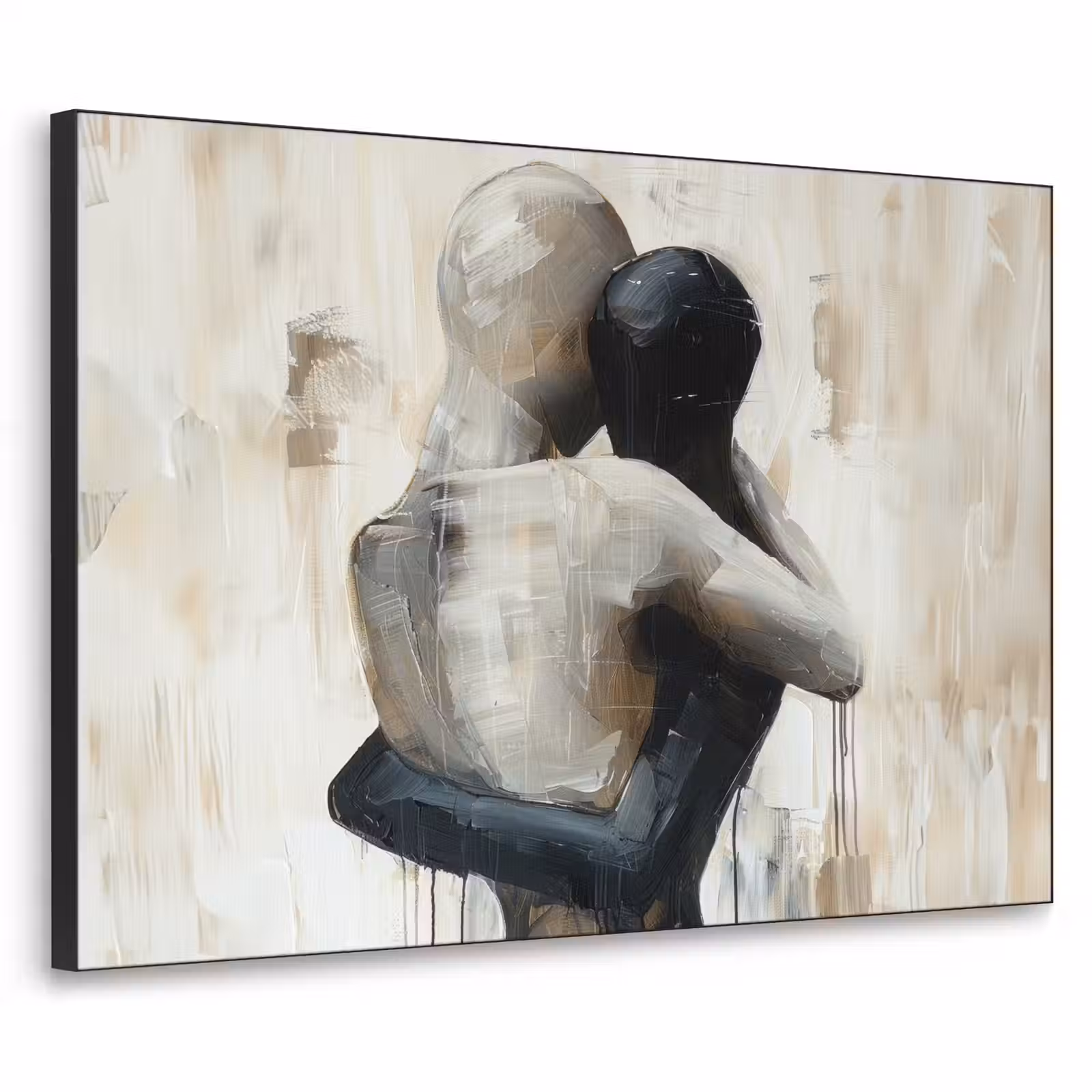 Art Frame - Abstract - Liefde - Zwart wit - Modern — 1