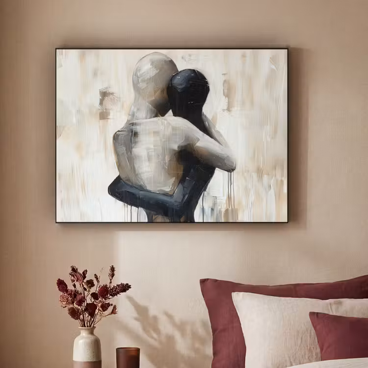 Art Frame - Abstract - Liefde - Zwart wit - Modern — 3
