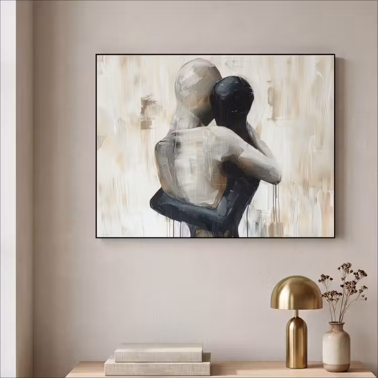 Art Frame - Abstract - Liefde - Zwart wit - Modern — 5