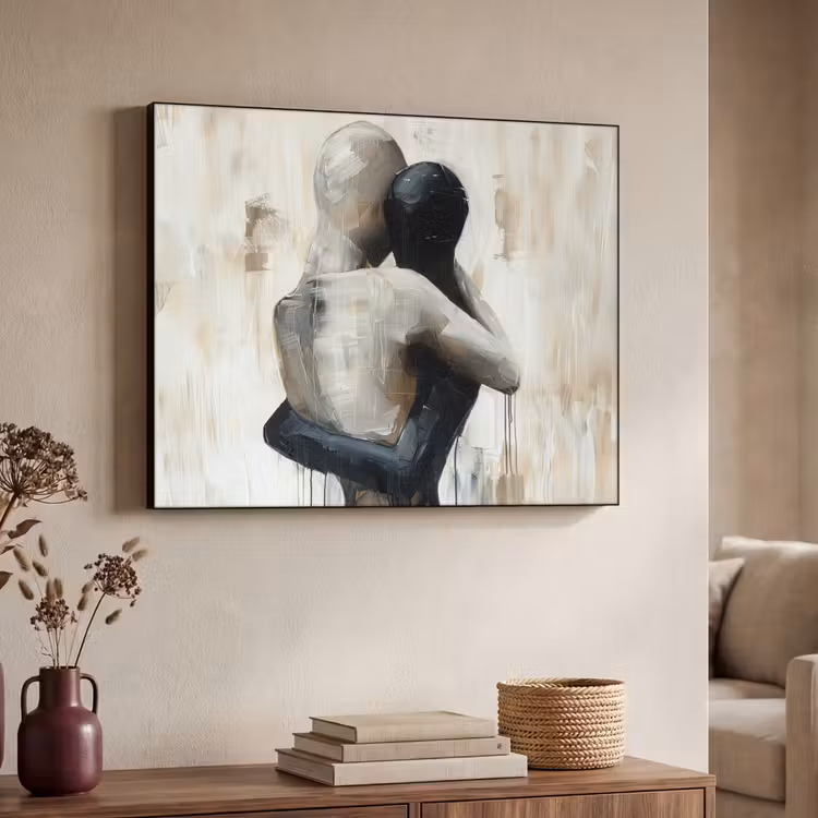 Art Frame - Abstract - Liefde - Zwart wit - Modern — 7