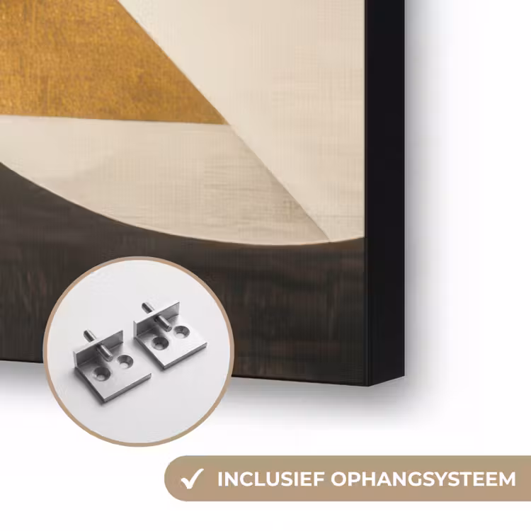 Art Frame - Abstract - Goud - Grijs - Vormen - Geometrisch — 6