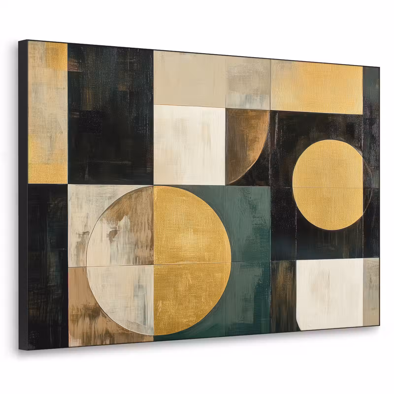 Art Frame - Abstract - Goud - Brons - Vormen - Geometrisch — 1