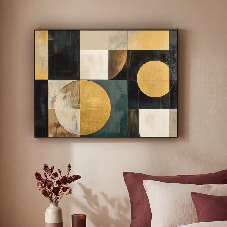 Art Frame - Abstract - Goud - Brons - Vormen - Geometrisch — 3
