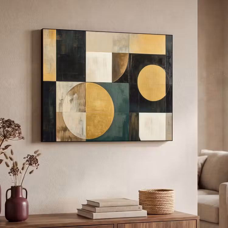 Art Frame - Abstract - Goud - Brons - Vormen - Geometrisch — 7