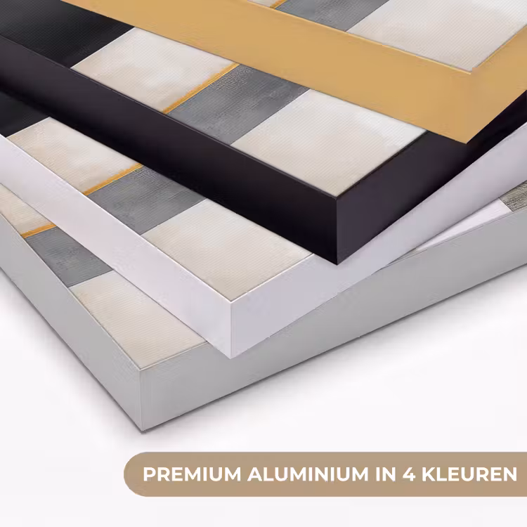 Art Frame - Abstract - Goud - Zilver - Vormen - Aesthetic - Modern — 2
