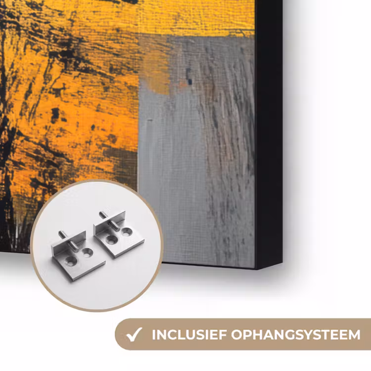 Art Frame - Abstracte kunst - Goud - Zwart — 6