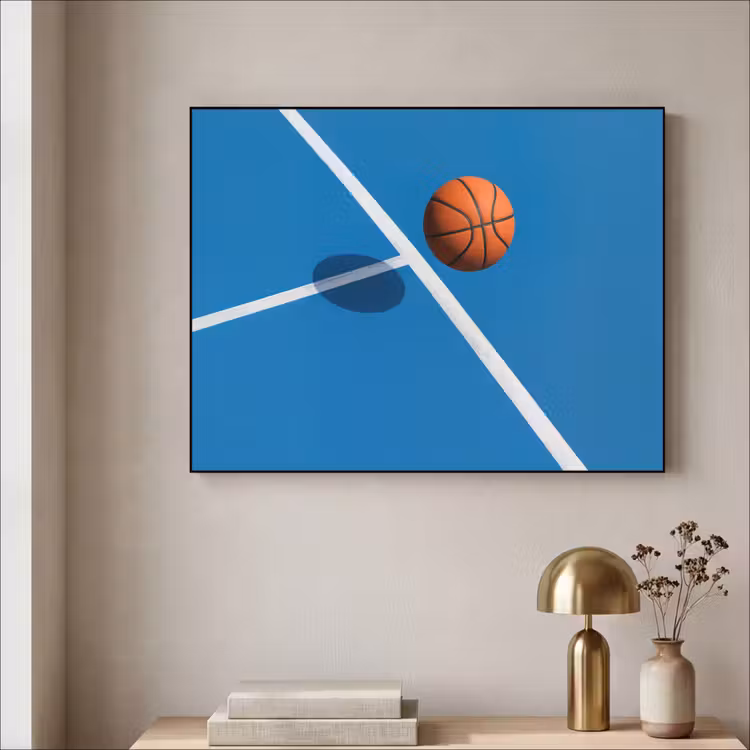 Art Frame - Basket - Bal - Blauw - Zwevend — 5