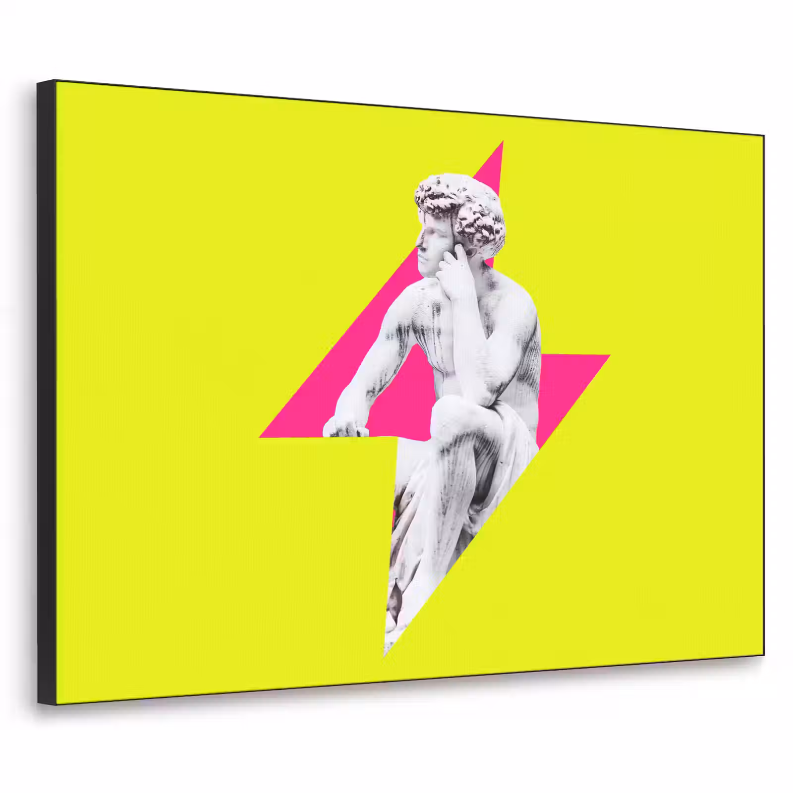 Art Frame - Beeld - Man - Bliksemschicht - Geel — 1