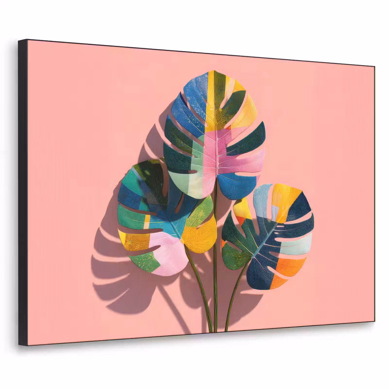 Art Frame - Bladeren - Geschilderd - Vlakken - Kleurrijk — 1