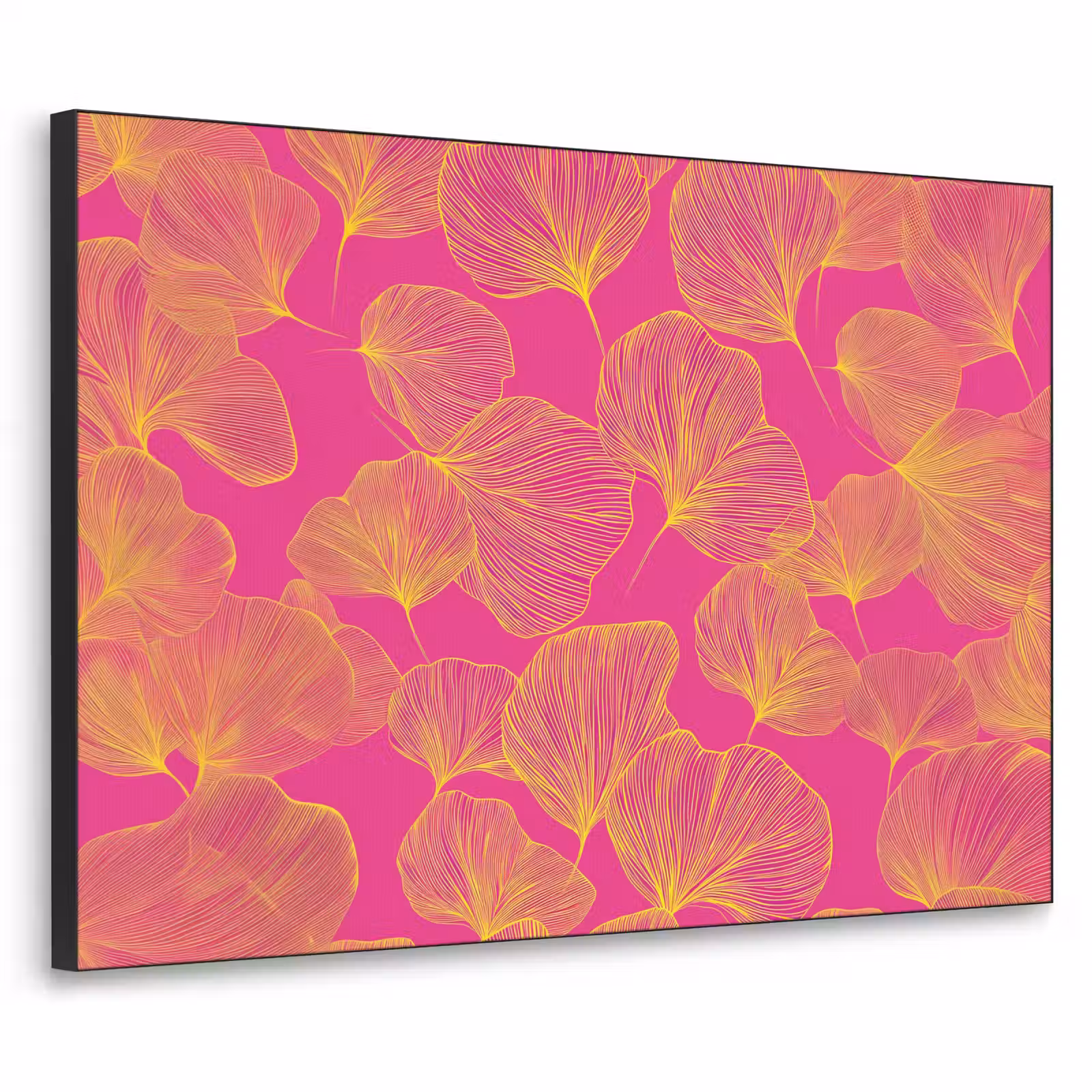 Art Frame - Bladeren - Nerven - Grafisch - Roze — 1