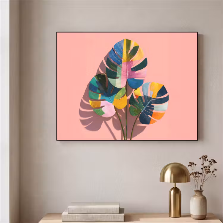 Art Frame - Bladeren - Geschilderd - Vlakken - Kleurrijk — 5