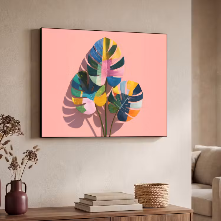 Art Frame - Bladeren - Geschilderd - Vlakken - Kleurrijk — 7