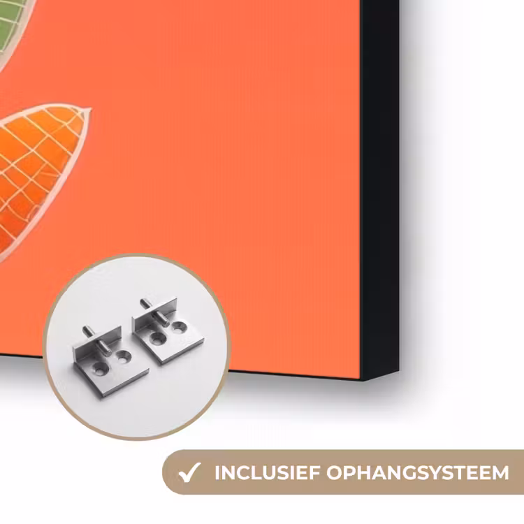 Art Frame - Bladeren - Nerven - Oranje - Structuur — 6