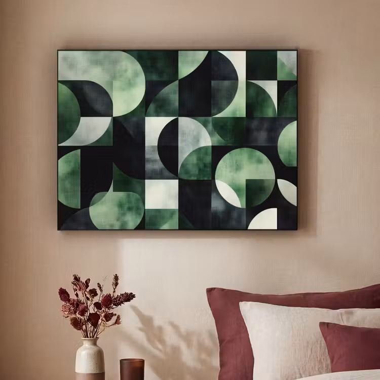 Art Frame - Abstract - Groen - Vormen — 3