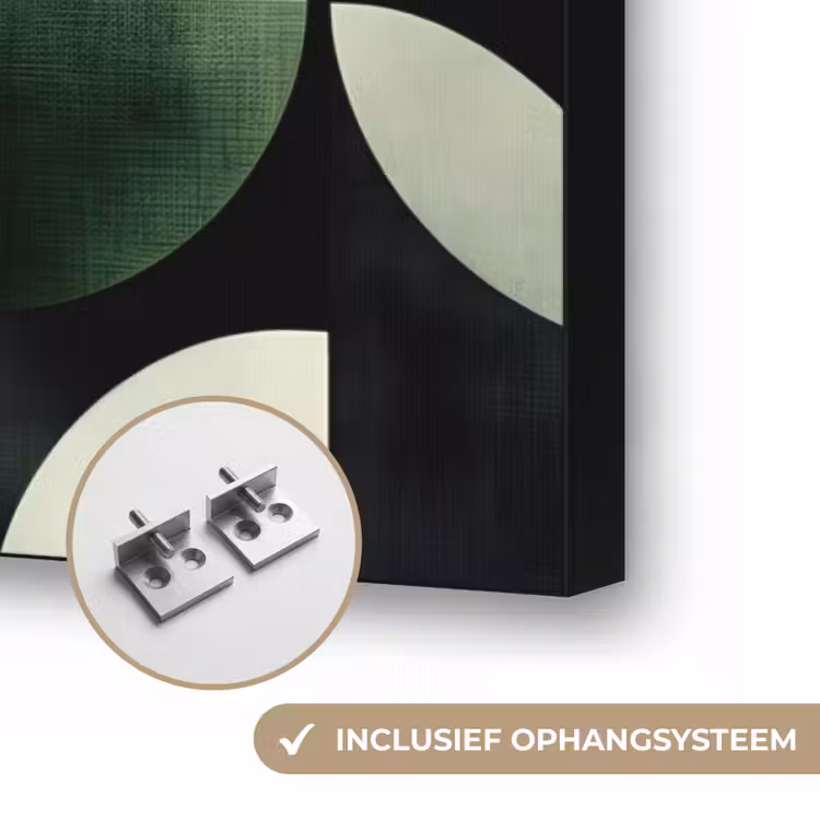 Art Frame - Abstract - Groen - Vormen — 6
