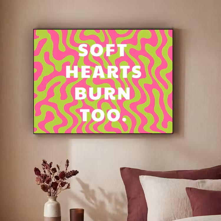 Art Frame - Abstract - Quote - Centraal - Roze — 3