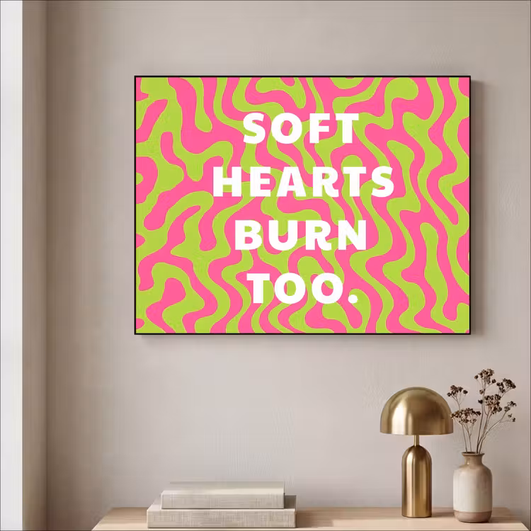 Art Frame - Abstract - Quote - Centraal - Roze — 5