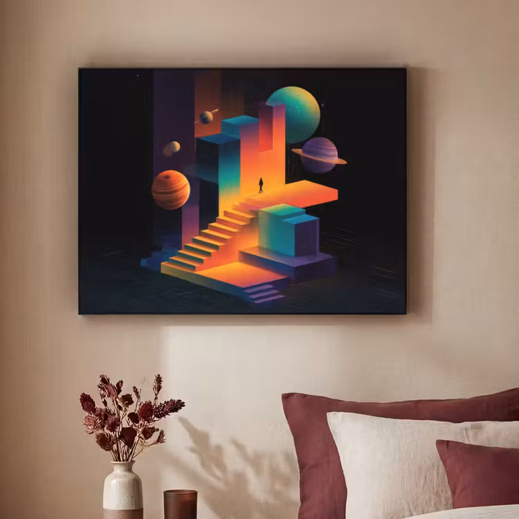 Art Frame - Abstract - Trappen - Mens - Planeten — 3