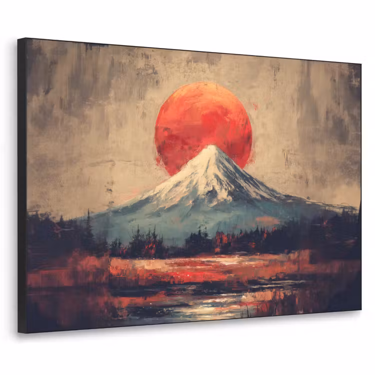 Art Frame - Bergtop - Sneeuw - Zon — 1