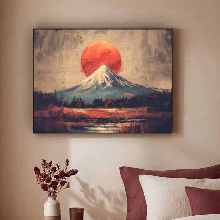 Art Frame - Bergtop - Sneeuw - Zon — 3