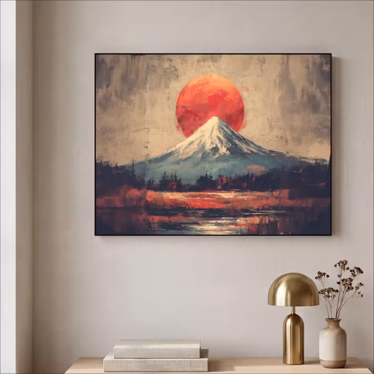 Art Frame - Bergtop - Sneeuw - Zon — 5
