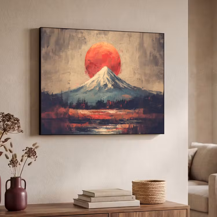 Art Frame - Bergtop - Sneeuw - Zon — 7