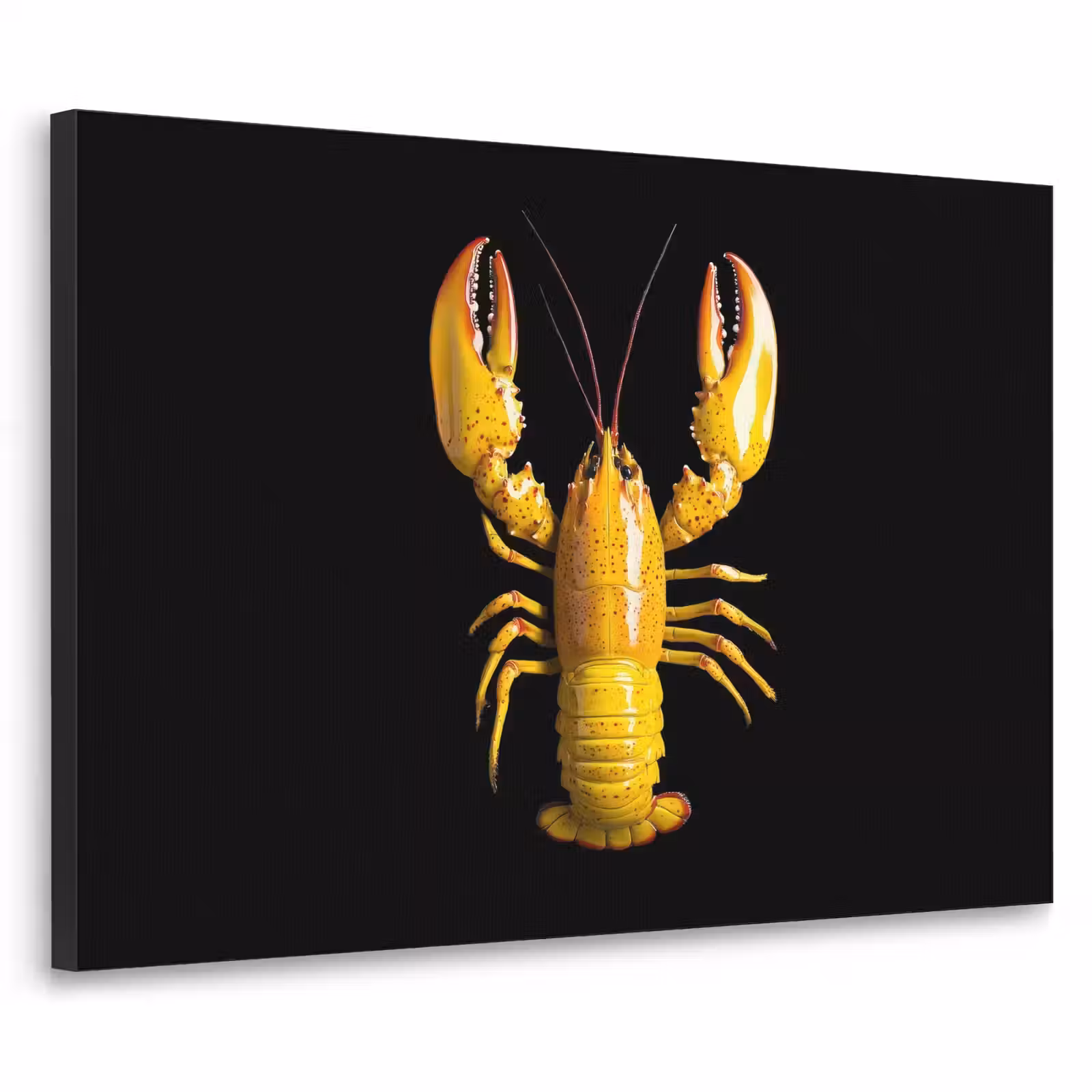 Art Frame - Kreeft - Geel - Stippen - Effen — 1