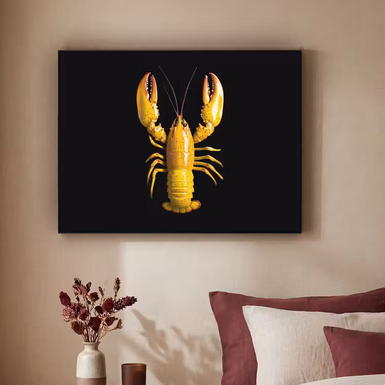 Art Frame - Kreeft - Geel - Stippen - Effen — 3