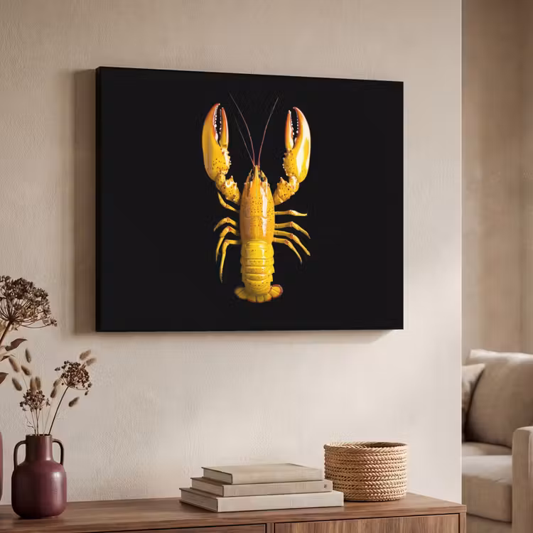 Art Frame - Kreeft - Geel - Stippen - Effen — 7