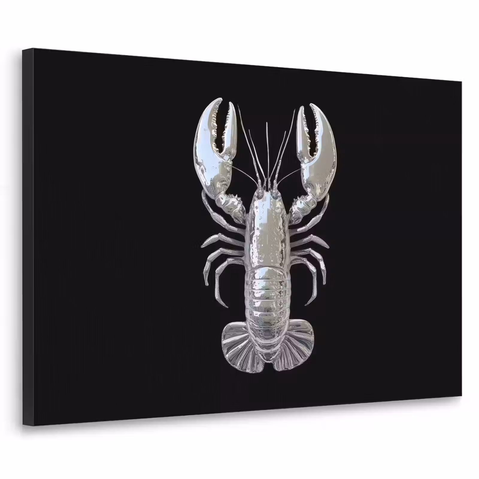 Art Frame - Kreeft - Zilver - Metallic - Luxe — 1