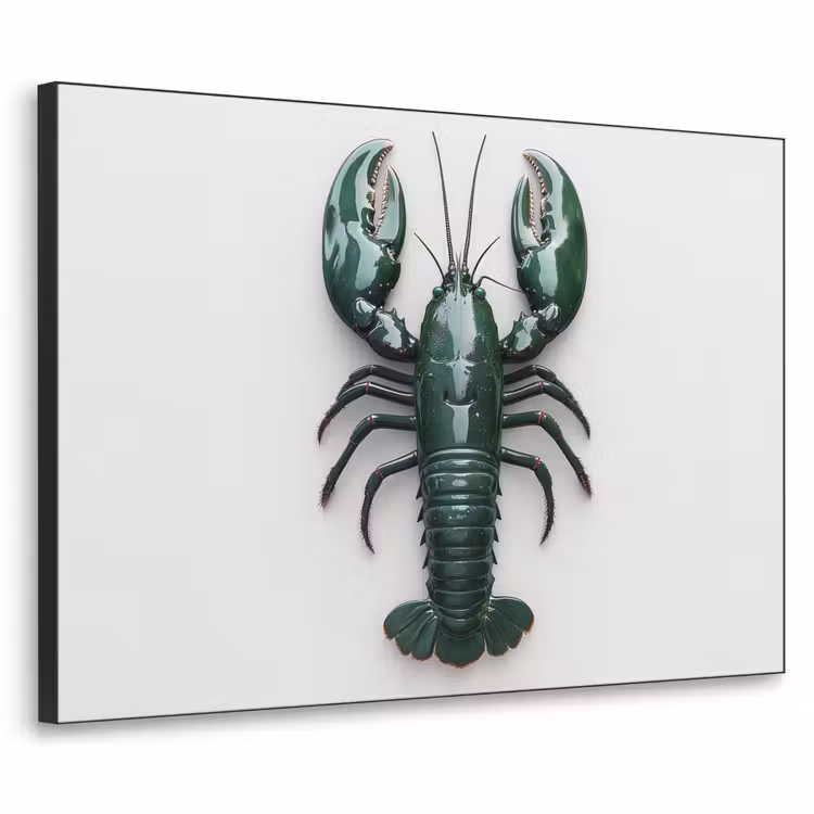 Art Frame - Kreeft - Glossier - Groen - Wit — 1