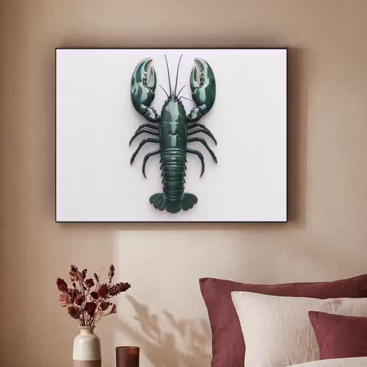 Art Frame - Kreeft - Glossier - Groen - Wit — 3
