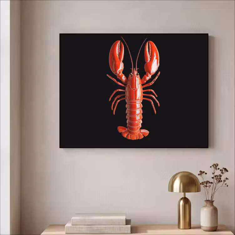 Art Frame - Kreeft - Glossier Rood - Zwart — 5